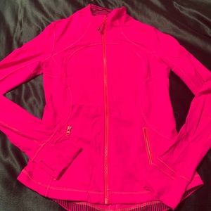 Lulu Lemon Define Jacket Hot Pink Size 8